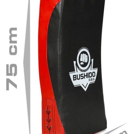 Sparkepute XXL – PROFILERT 75x35x16 cm shield Bushido svart – rød