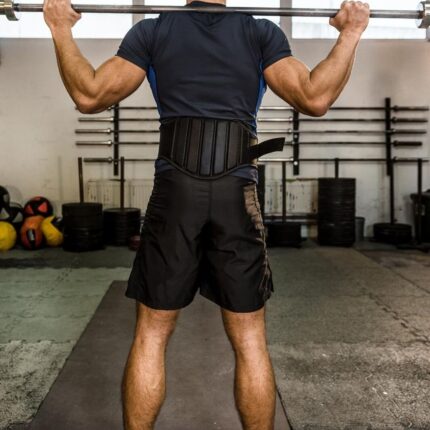 Gym belte løftebelte weight lifting belt Bushido størrelse M