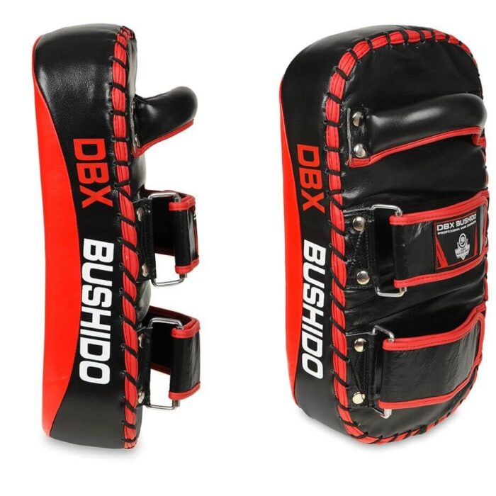 Thai mitts PAO - muay thai kickboksing naturlig skinn Bushido