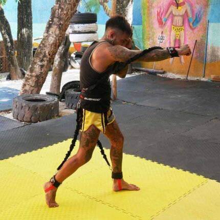 R4 - Sett med treningsgummi for boksing og kickboksing - Hender + Ben