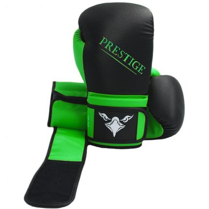 Boxing Gloves Kevlar Green 10 oz Prestige
