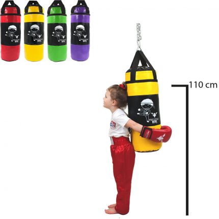 Punching bag for children 60x25cm - 11kg red Prestige great fun