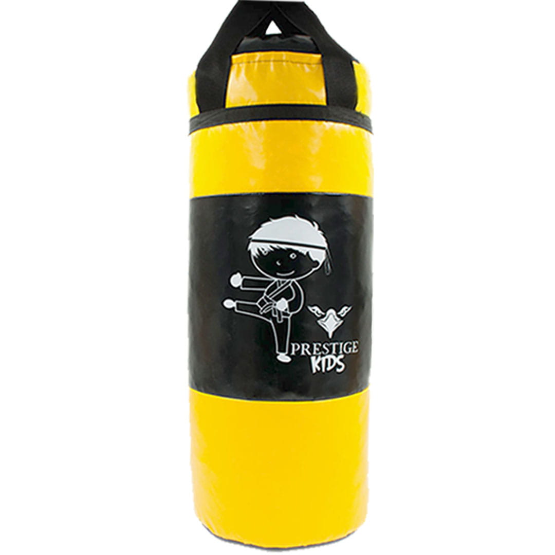 Boksesekk for barn 60x25cm - 11kg gul Prestige kjempegøy