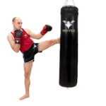 Carbon profesjonell boksesekk 150x45cm - 49kg Prestige - maskin fylt