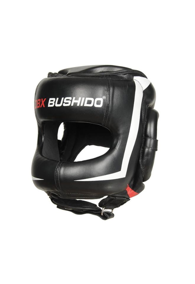 Sparring boksehjelm med beskyttelsesdeksel Bushido