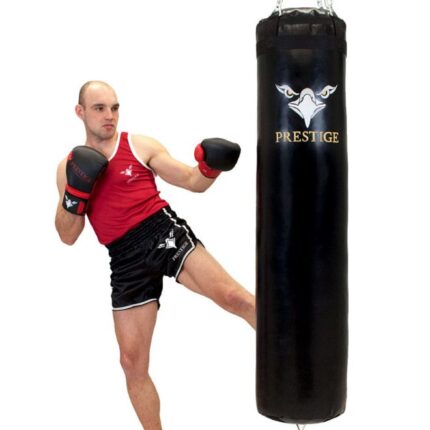 Carbon profesjonell boksesekk 150x45cm - 49kg Prestige - maskin fylt