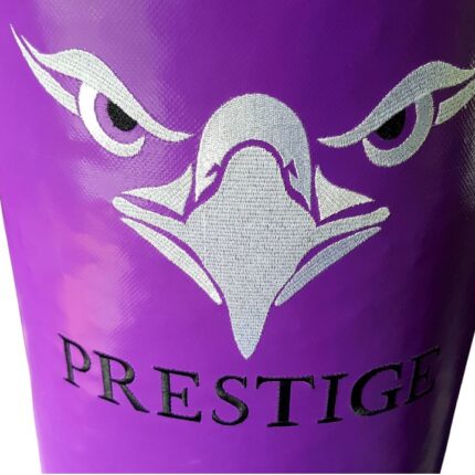 Profesjonell boksesekk lilla 120x35cm - 32kg Prestige - maskin fylt