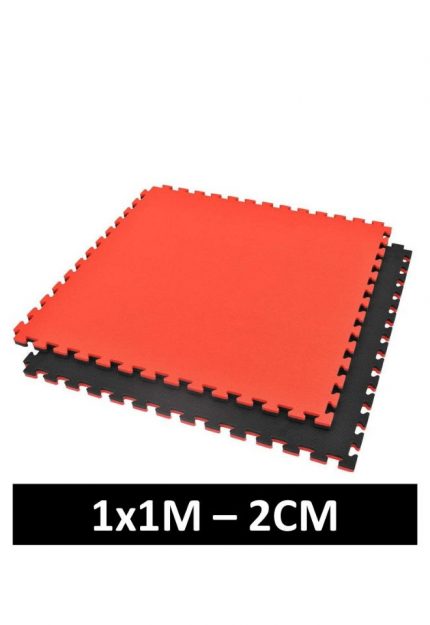 Training mat with safety certificate - 1x1m Puzzle - Tatami 2cm