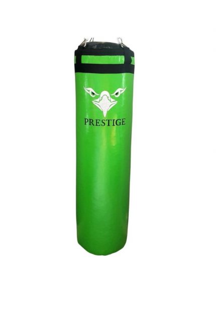 Profesjonell boksesekk grønn 120x35cm - 32kg Prestige - maskin fylt