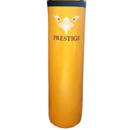 Profesjonell boksesekk gul 120x35cm - 32kg Prestige - maskin fylt