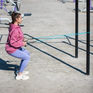 Sett med treningsstrikker for styrkeøvelser