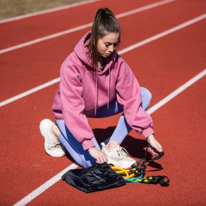 Sett med treningsstrikker for styrkeøvelser