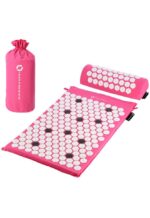 Spikermatte med pute sett for regenerering - rosa