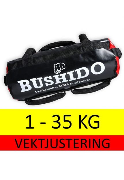 Sandsekk Bushido, sandbag crossfit fitness opptil 35kg