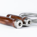 Profesjonelt boksing hoppetau med ståltau side