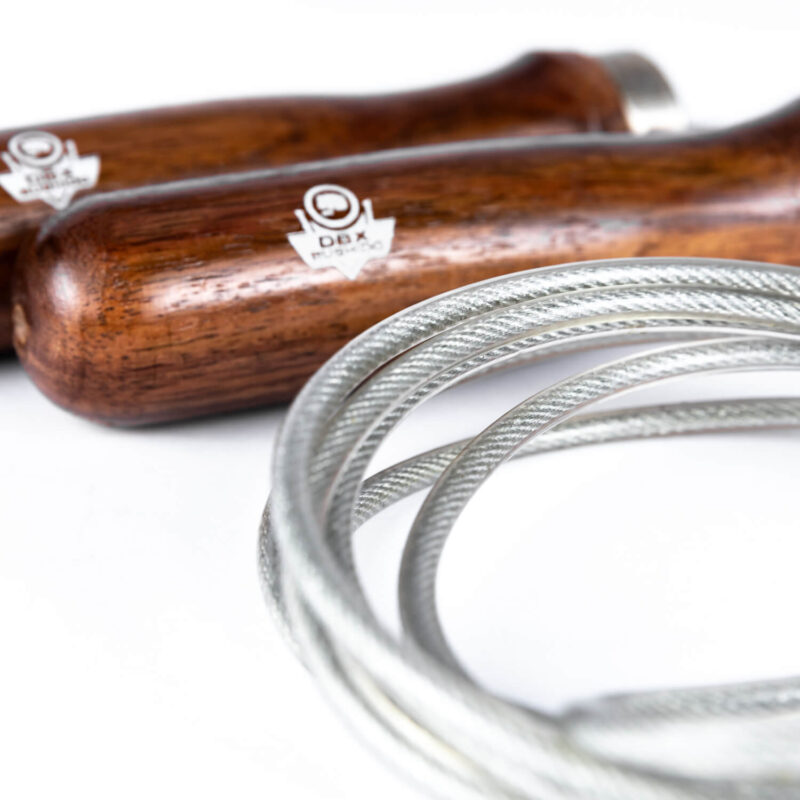 Profesjonelt boksing trening hoppetau med ståltau