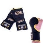 Bushido gelhansker, boksing bandasjer S/M gull