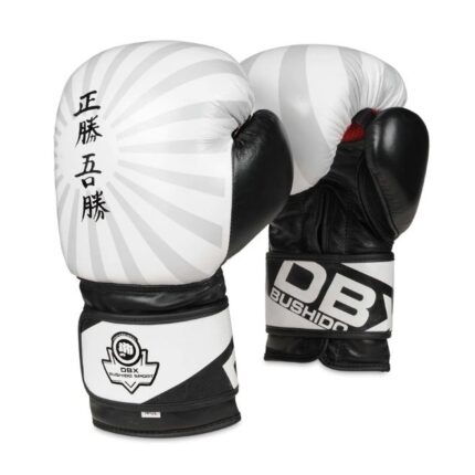 Boksehansker "Japan" i skinn trening sparring Bushido 10oz