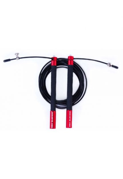 Crossfit skipping rope - aluminum with bearings CrossDBX Pro red