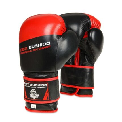 Boksehansker trening sparring Bushido B-2v4 okseskinn 10oz