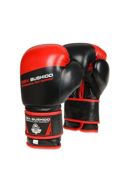 Boxing gloves training sparring Bushido B-2v4 cowhide 10oz