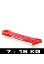 Treningsbånd PowerBand 13 - Forsterket treningsgummi DBX BUSHIDO rød 7-16 KG