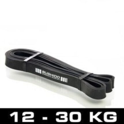 Treningsbånd PowerBand 22 - Forsterket DBX BUSHIDO svart 12-30 KG