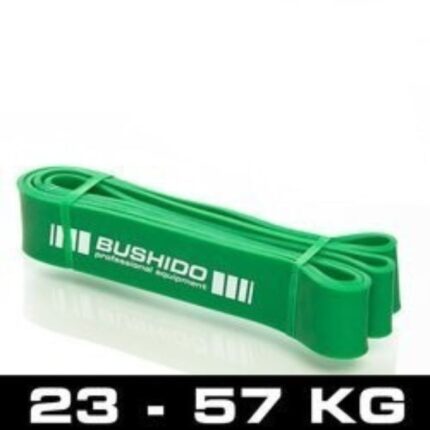 Treningsbånd PowerBand 44 - Forsterket DBX BUSHIDO grønn 23-57 KG