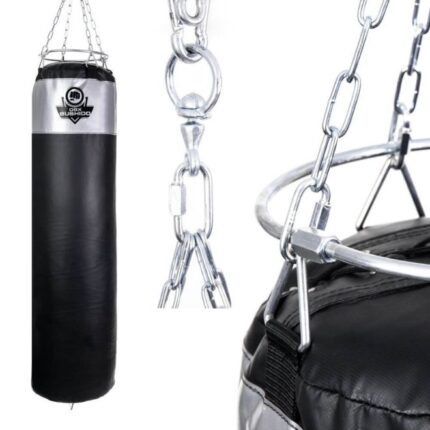 Boksesekk 130 cm - 60 KG - Premium Klasse HEAVY BAG sølv