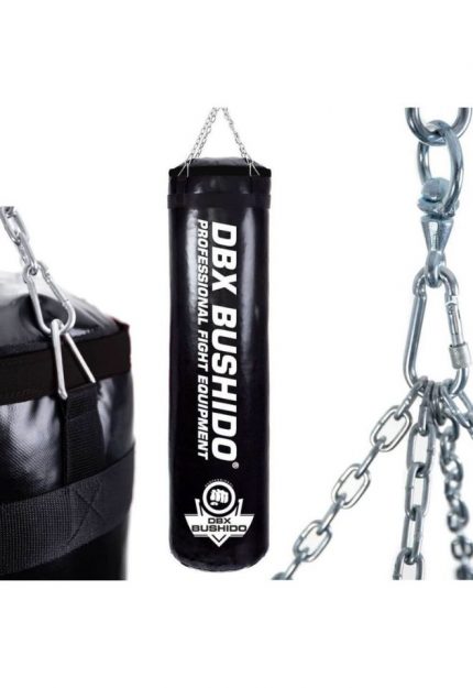 Punching bag 130cm - 60KG with SBRX rubber granules - Premium HEAVY BAG