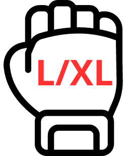 mma hansker størrelse L XL