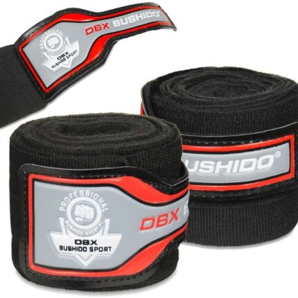 Elastisk hand wraps boxing svart 4 meter