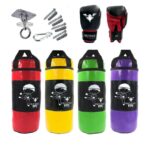 Boksesett for barn, hansker, oppheng, kjede, boksesekk Boxing set for children, gloves, suspension, chain, punching bag