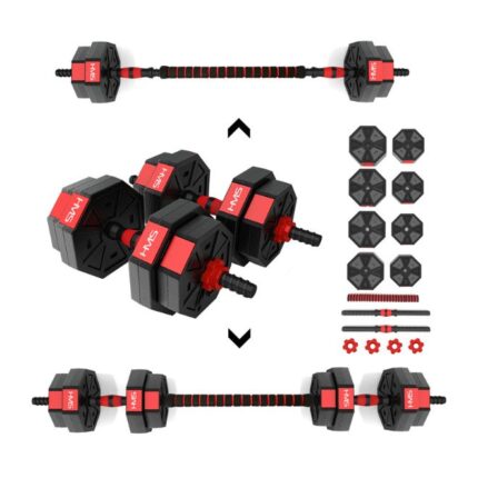 Kompositt 15 KG sett dumbbells, regulerbare manualer