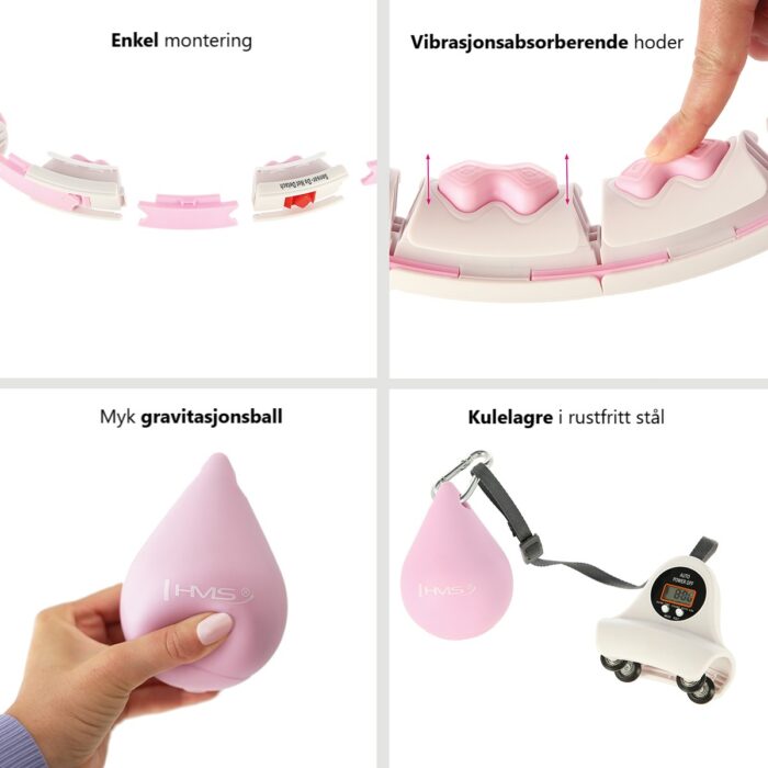 instruksjoner for smart hula hoop