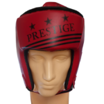 Hodebeskytter boksehjelm Prestige rød størrelse M