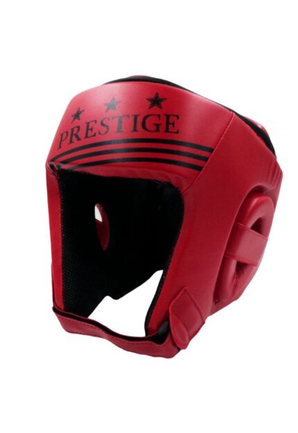 Head protection boxing helmet Prestige red