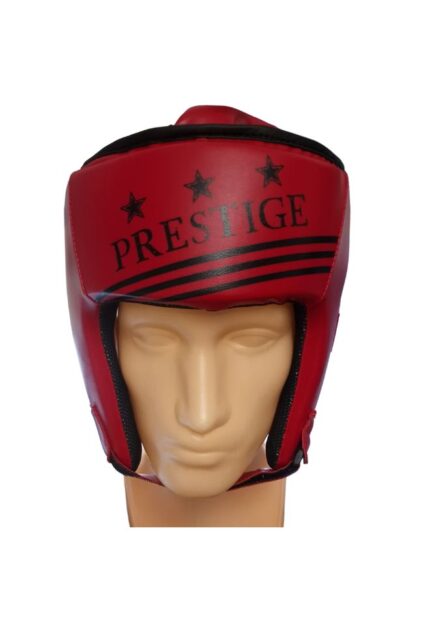 Hodebeskytter boksehjelm Prestige rød størrelse S