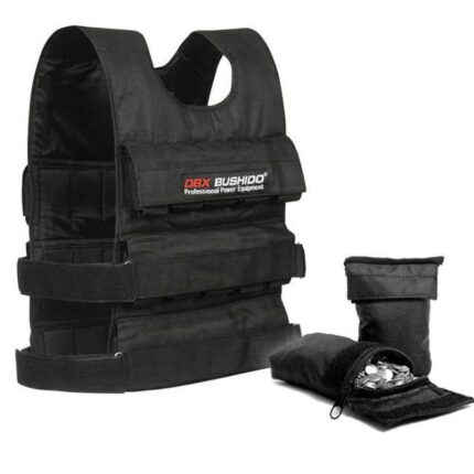 40 kg (40 x 1 kg) vektvest - Justerbar vekt treningsvest - Sort