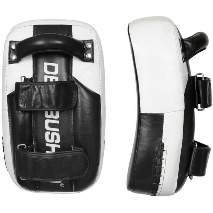 Pao treningsskjold i naturskinn håndtak thai pute Pao training shield in natural leather handle thai pad