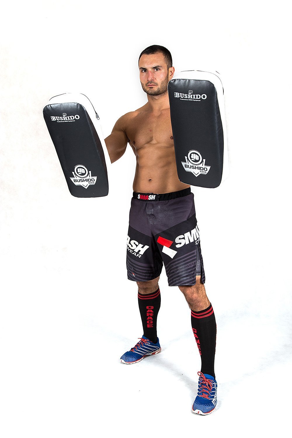 Thai treningsskjold pute med forlenget profil Thai training shield with extended profile