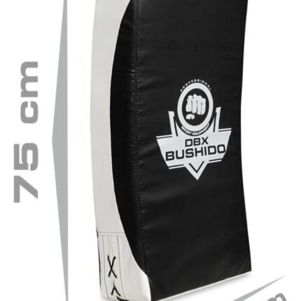 Sparkepute XXL - PROFILERT 75x35x16 cm shield Bushido svart - hvit