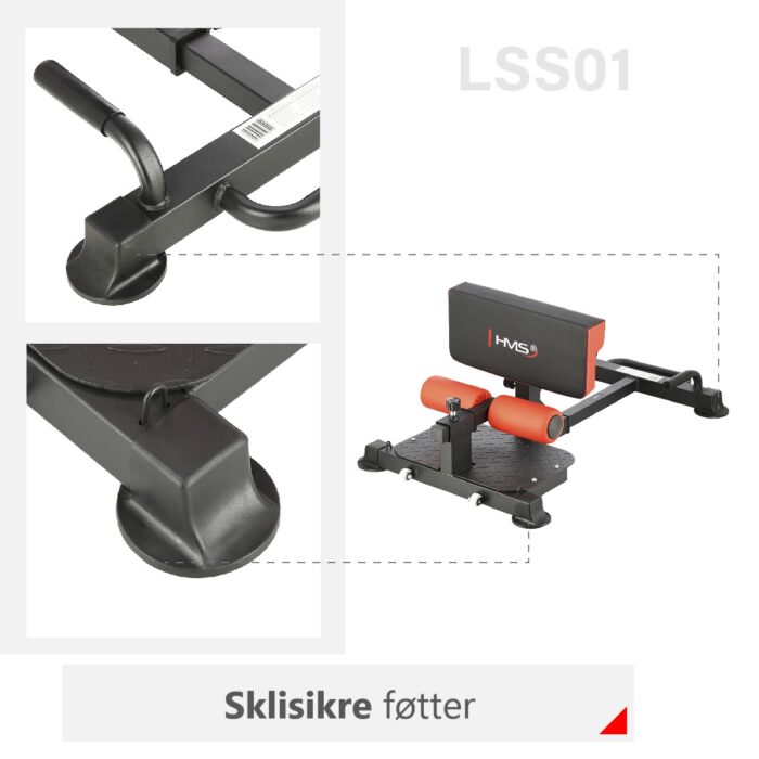 Sissy squat benke HMS LSS01 materiell