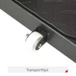 Sissy squat benke HMS LSS01 hjul