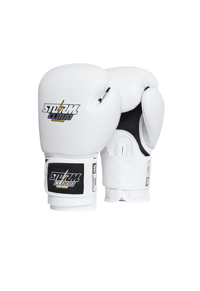 StormCloud Cyclone Classic Sparring Hansker 18 oz Hvit