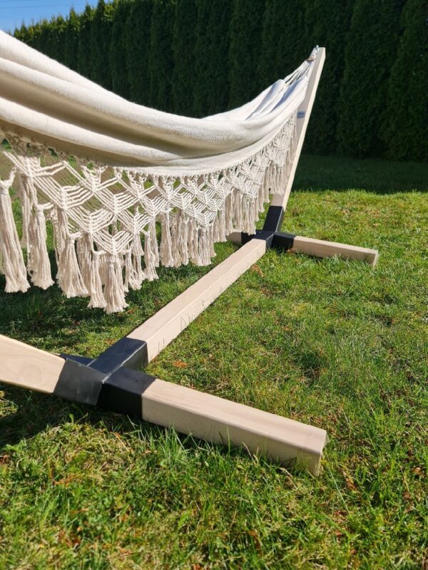 hengekøye med bøkramme