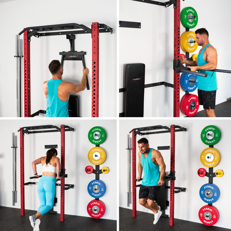 KLT22 MULTIFUNKSJONELL FOLDBART TRENINGSBUR HMS