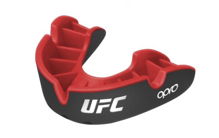 Opro Mouthguard UFC Silver GEN2 Sort Rød