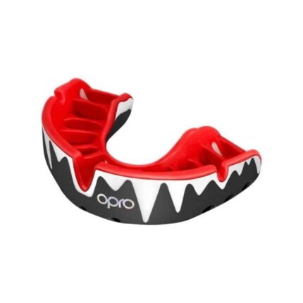 Opro Platinum Mouthguard Black White Red produktbilde
