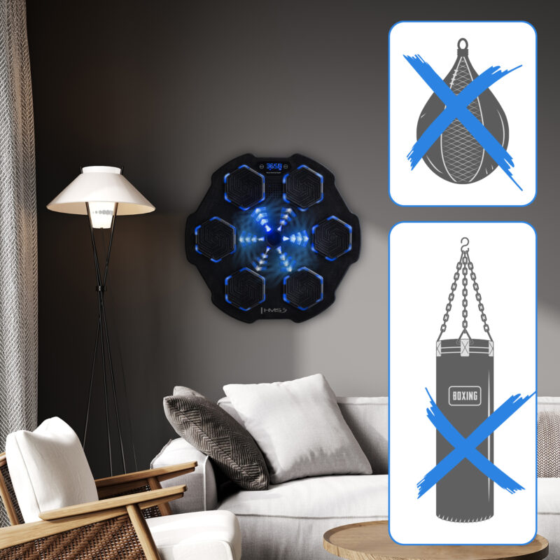 TRENING MUSIKK BOKSEMASKIN FOR VEGGMONTERING TRENING MUSIKK BOKSEMASKIN FOR VEGGMONTERING